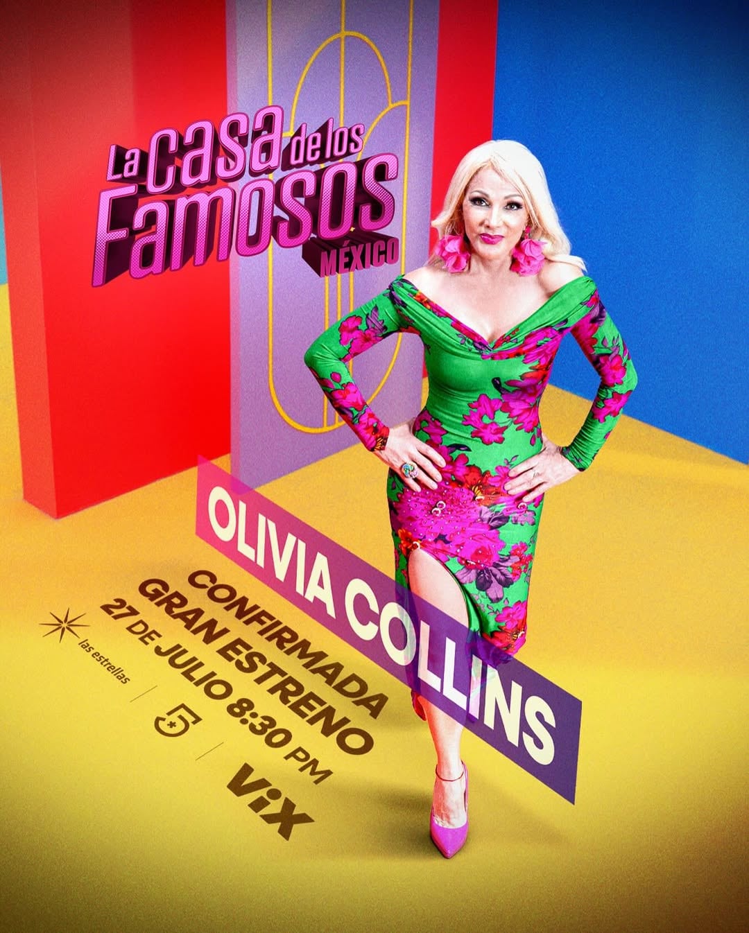 Olivia Collins, segunda habitante de La Casa de los Famosos México 2025