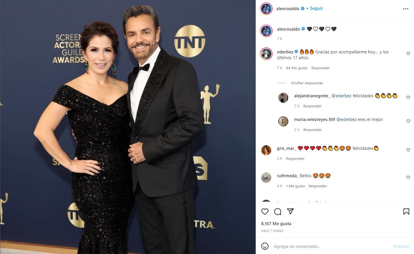 Alessandra Rosaldo y Eugenio Derbez