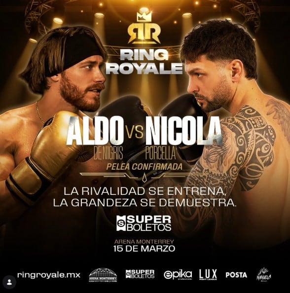 Ring Royale 2026 presenta su lista oficial de combates