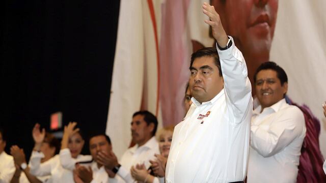 Luis Miguel Barbosa, abanderado de la coalición Juntos Haremos Historia