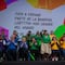 Clara Brugada declara a la CDMX como ciudad pacifista al ondear la bandera LGBT más grande del mundo