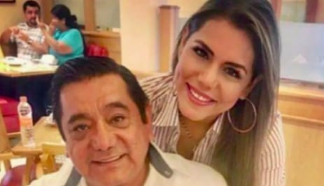 Evelyn Salgado y su papá, Félix Salgado Macedonio