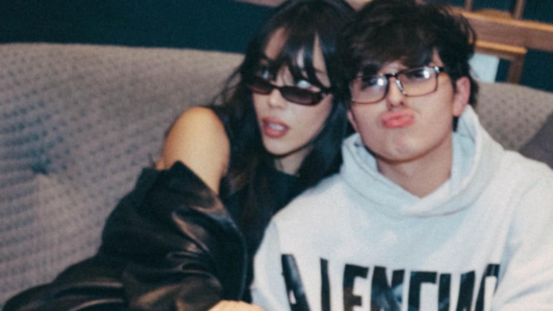 ¿Preparan colaboración? Danna Paola y Gabito Ballesteros se dejan ver en estudio de grabación