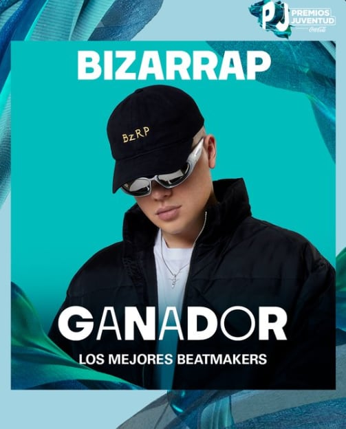 Bizarrap gana en la categoría en la categoría a Los Mejores Beatmakers