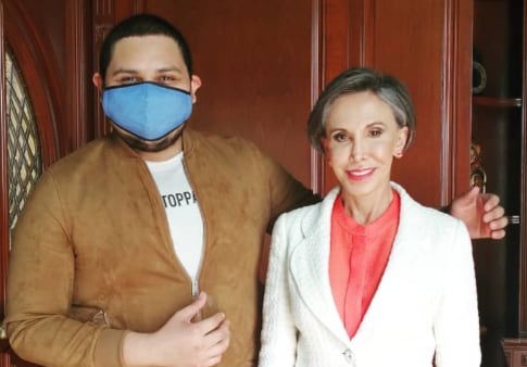 Florinda Meza y Javier Doñates, creador de su documental