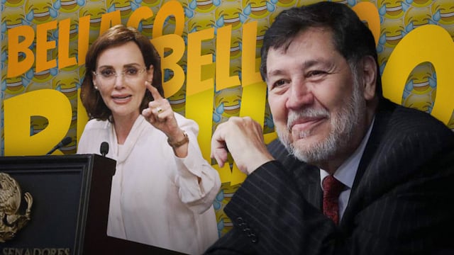 Lilly Téllez y Gerardo Fernández Noroña