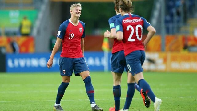 Haland fue la gran figura del partido