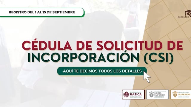 Cédula de Solicitud de Incorporación - Beca Benito Juárez
