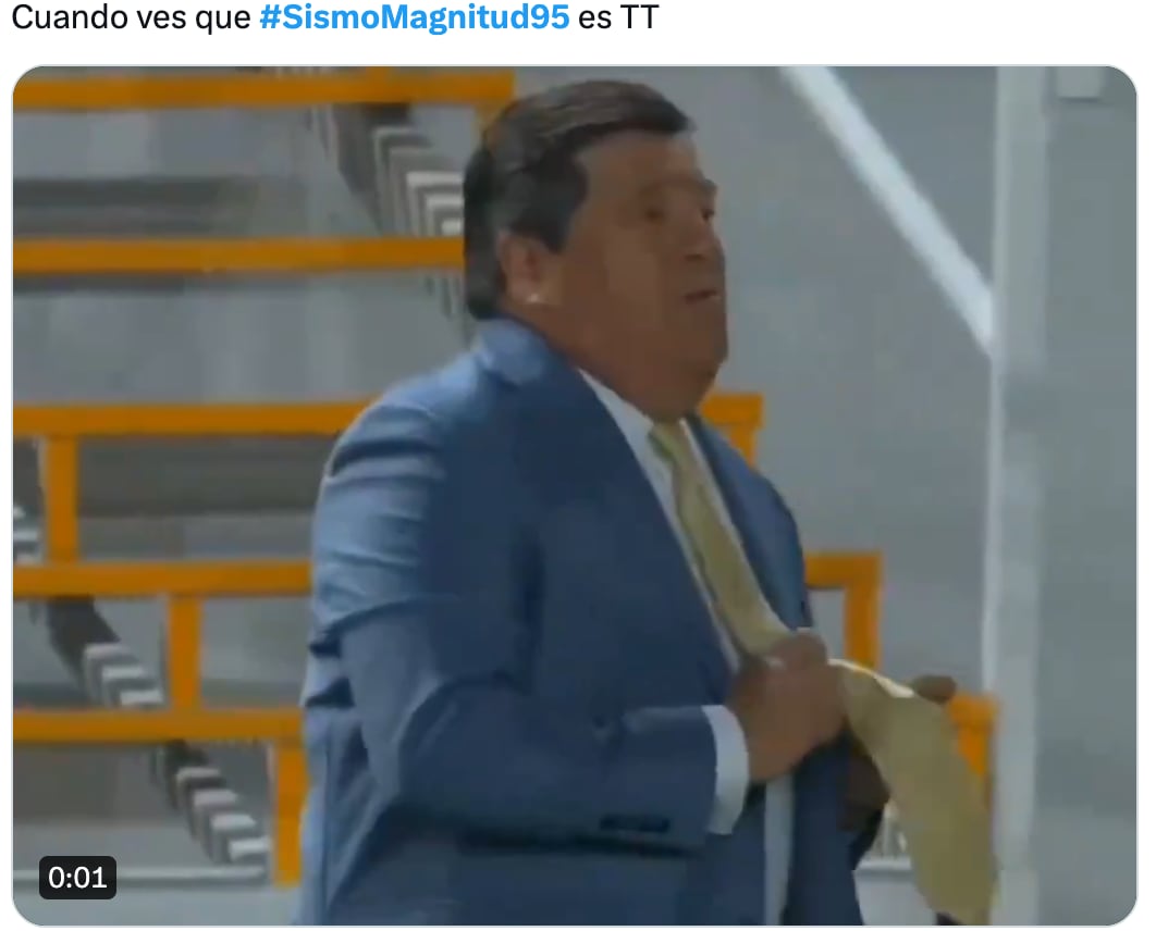 Los mejores memes de la tendencia de Sismo Magnitud 9.5