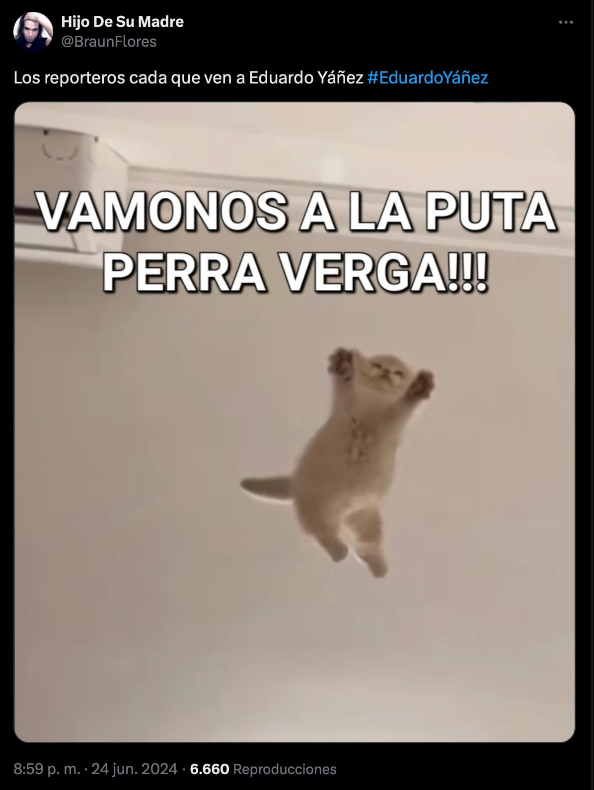 Un nuevo ataque de Eduardo Yáñez a periodista inspira oleada de memes tras robarle hasta el celular