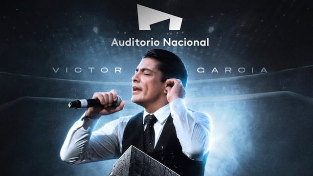 Víctor García se presentará en el Auditorio Nacional