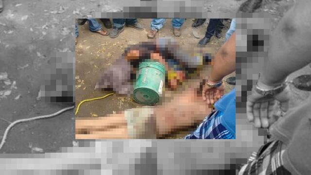 Al verse acorralados, los presuntos delincuentes se introdujeron dentro de unos cañales, donde fueron sacados por los presuntos autodefensas, quienes los ataron de pies y manos, los golpearon y entregaron a la policía.
