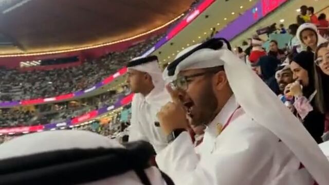 Un jeque estalló contra un fanático de Ecuador en el partido inaugural.