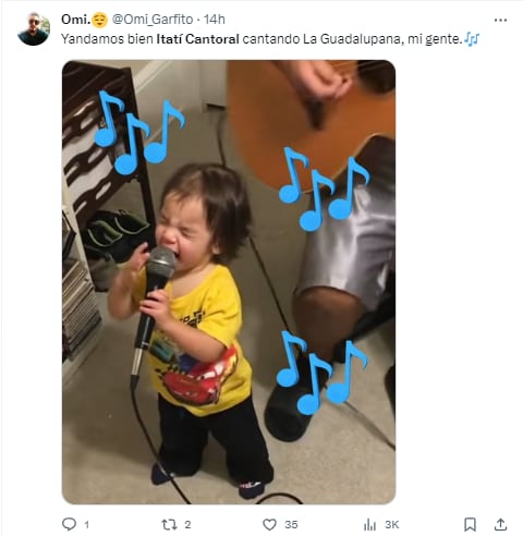 Memes de Itatí Cantoral cantando ‘La Guadalupana