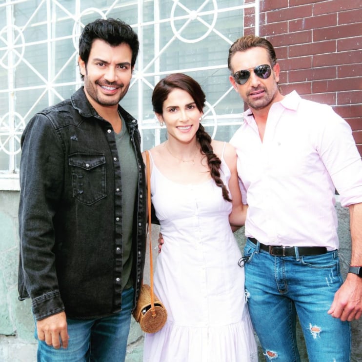 Elenco principal de la telenovela "Amor Dividido"