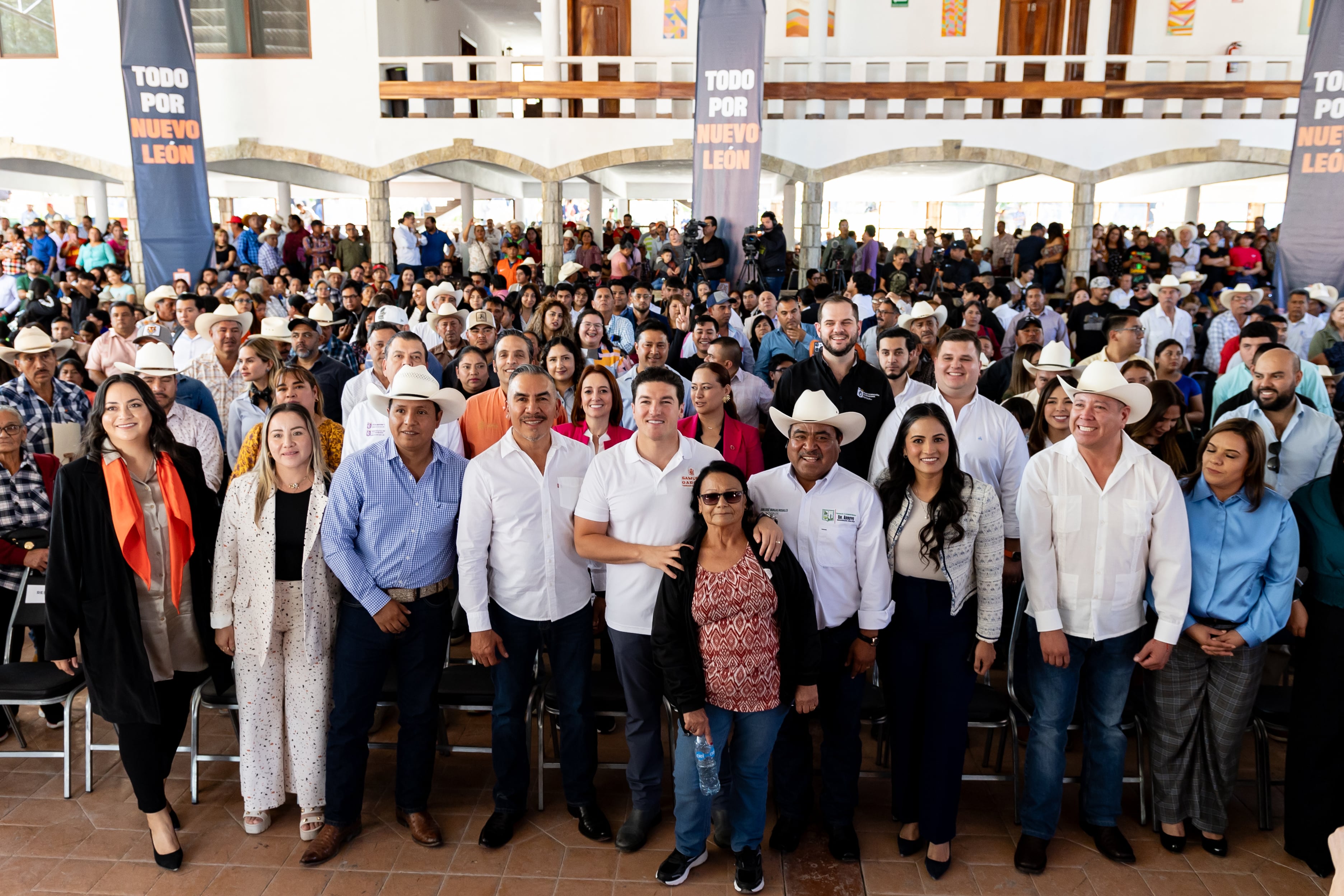 Samuel García destaca avances en el sur de Nuevo León