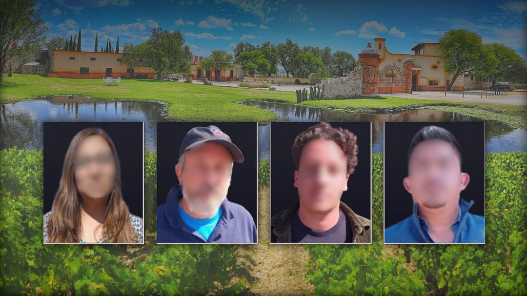 Fiscalía de Querétaro arresta a 4 tras operativo en Viñedos La Redonda