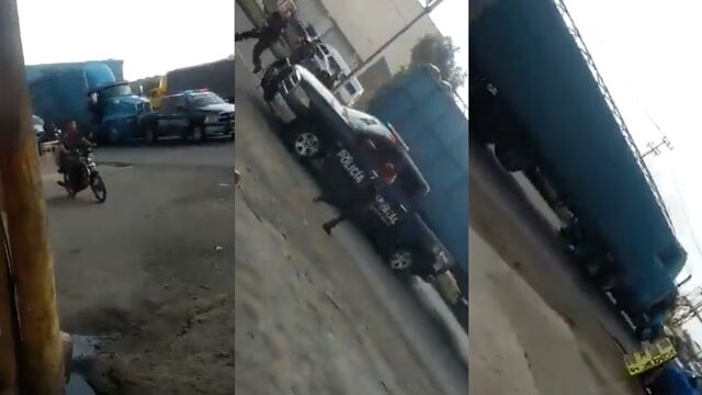 Balacera en la Texcoco-Lechería