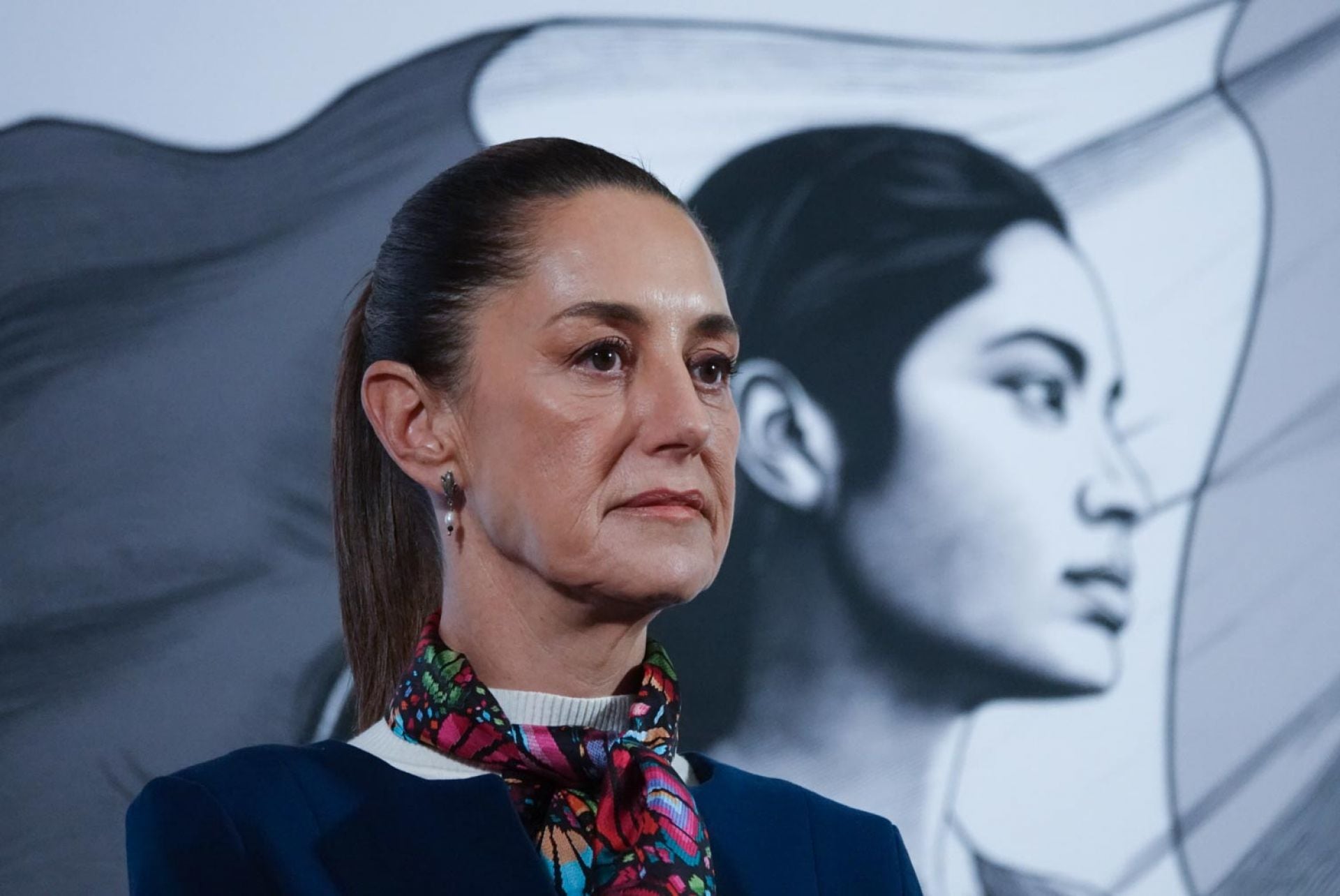 Claudia Sheinbaum en Palacio Nacional hoy 10 de diciembre