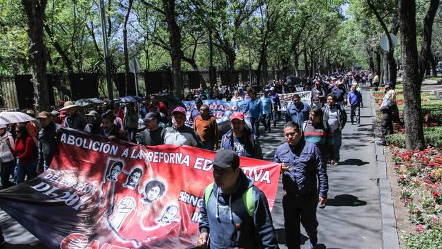 Marcha CNTE por Reforma