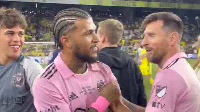 Lionel Messi y su gesto con Yedlin