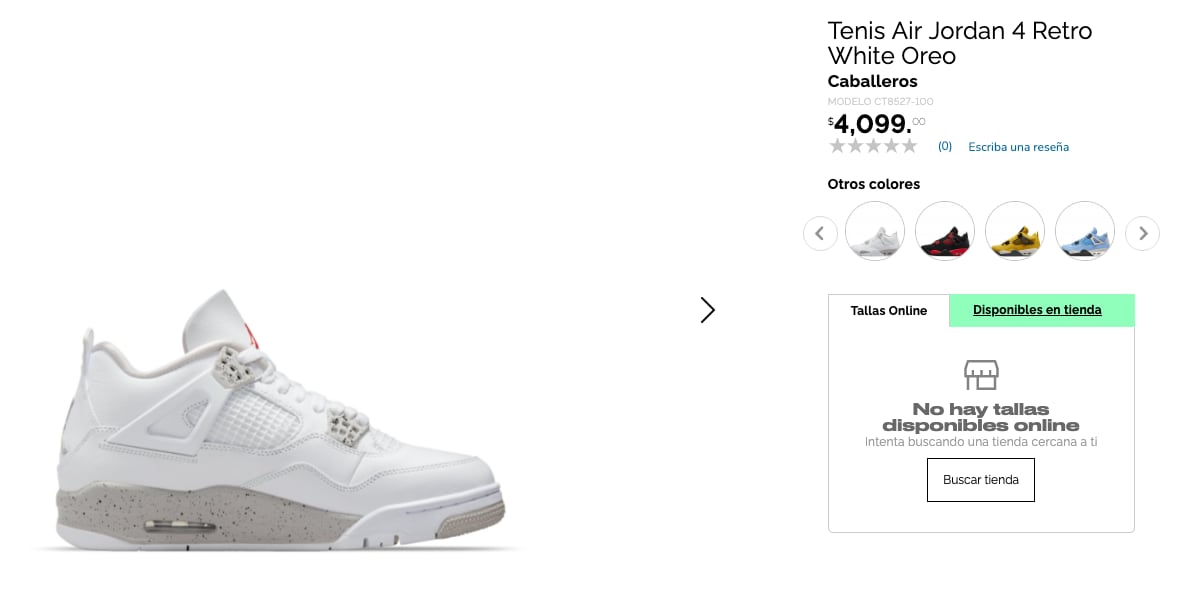 Tenis Jordan 4 retro