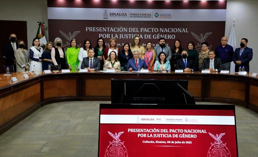 Rubén Rocha Moya encabeza Pacto Nacional por la Justicia de Género