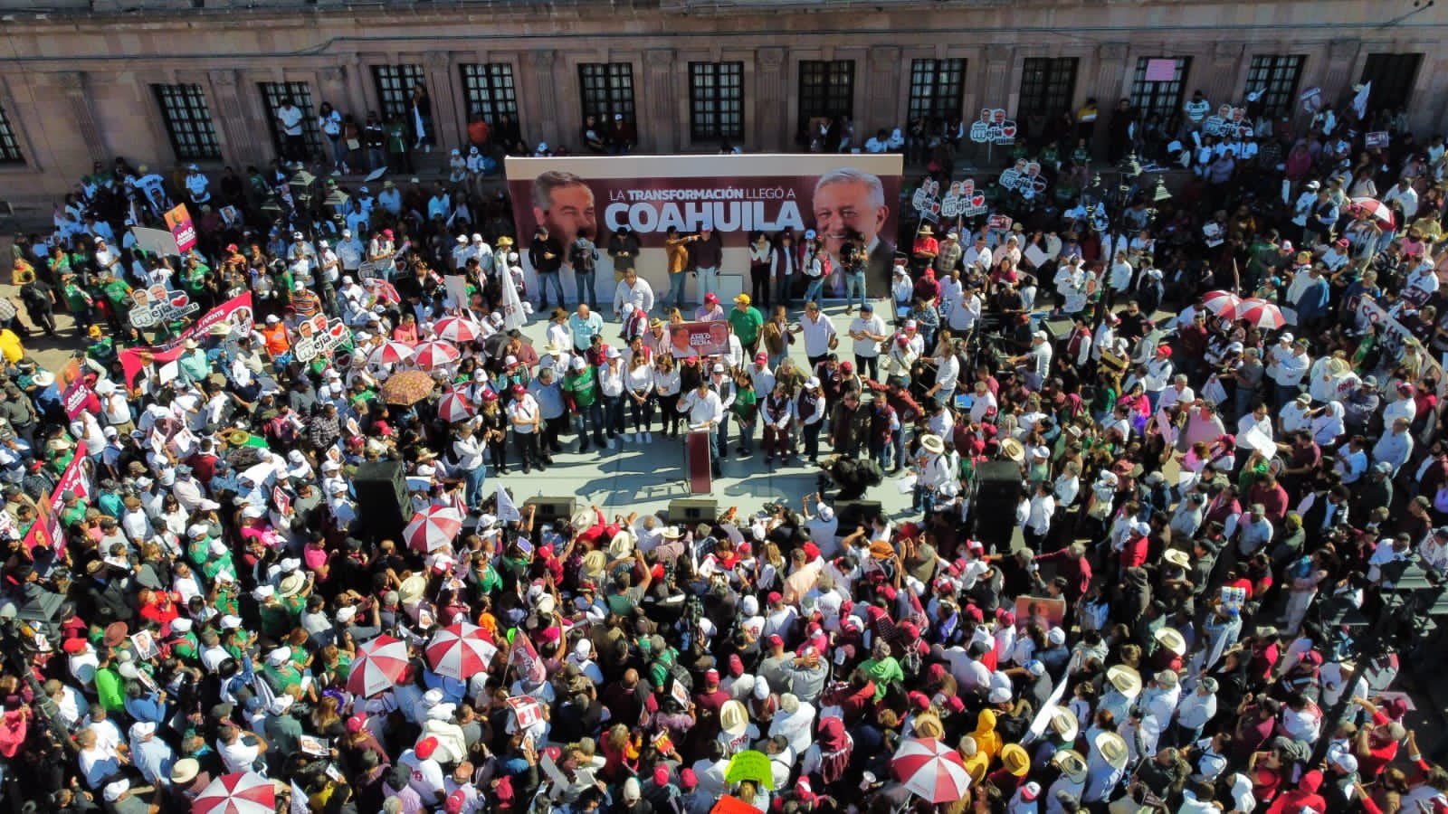 Ricardo Mejía Berdeja reunió a más de 15 mil personas en Saltillo, Coahuila