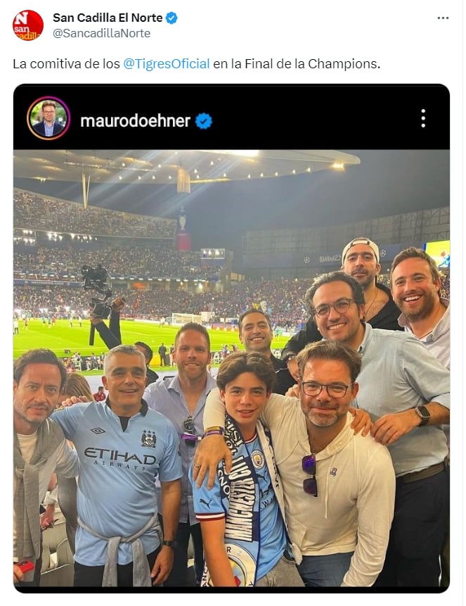 Directiva Tigres en la Champions League