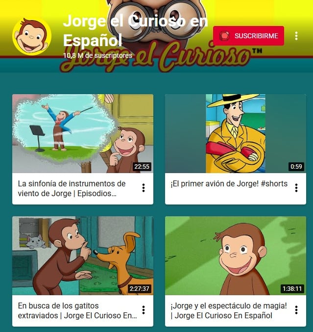 Canales seguros y divertidos en YouTube Kids