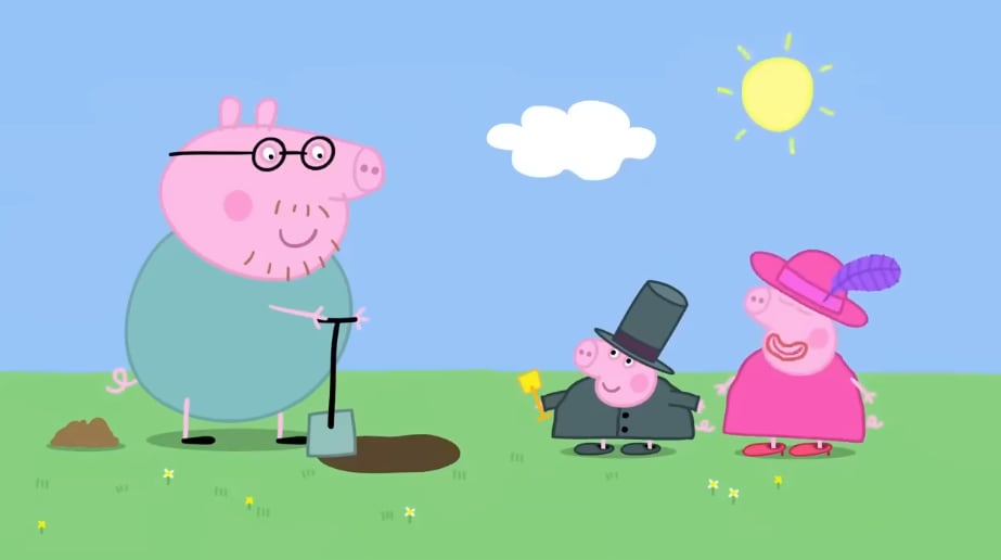 Peppa Pig y George Pig se disfrazan
