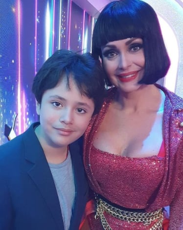 Gaby Spanic junto a su hijo Gabriel de Jesús