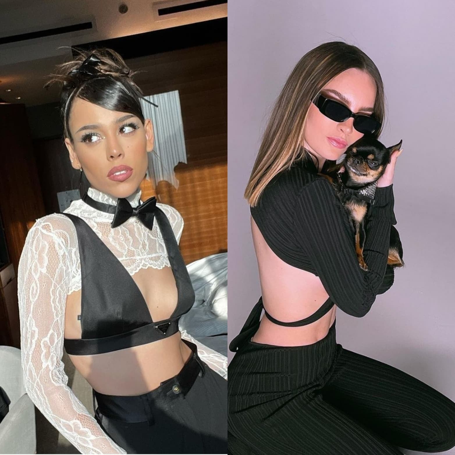 Danna Paola y Belinda.