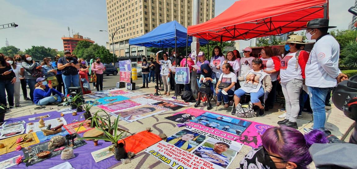 Víctimas en la Glorieta de las Mujeres que Luchan