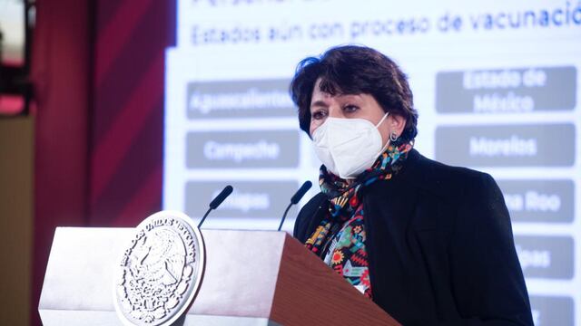 Delfina Gómez, mañanera de AMLO del 18 de enero de 2022