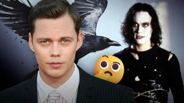Así se ve Bill Skarsgård en la primera foto como The Crow, película remake de la original de 1994