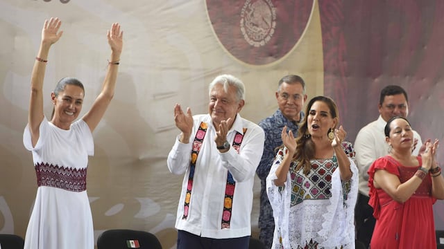 Tren Maya: AMLO y Claudia Sheinbaum realizan recorrido en Tramo 5