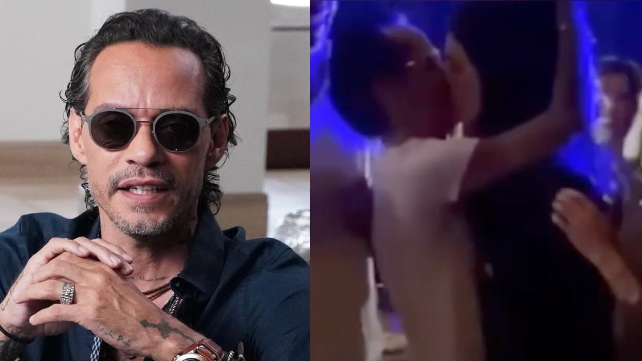 Captan a Marc Anthony muy acaramelado con Nadia Ferreira (VIDEO)