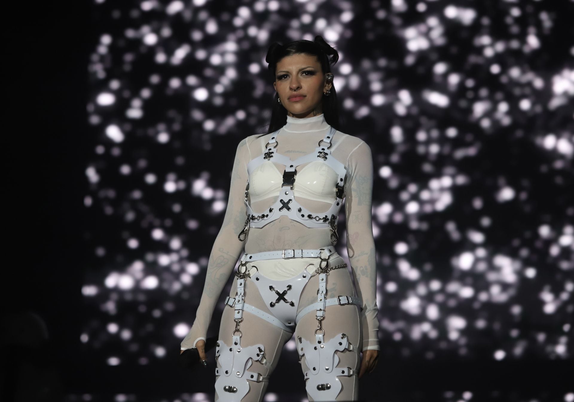 Cazzu en su concierto del Coca-Cola Flow Fest 2022.