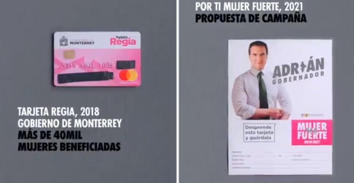 Tarjeta Regia de Adrián de la Garza