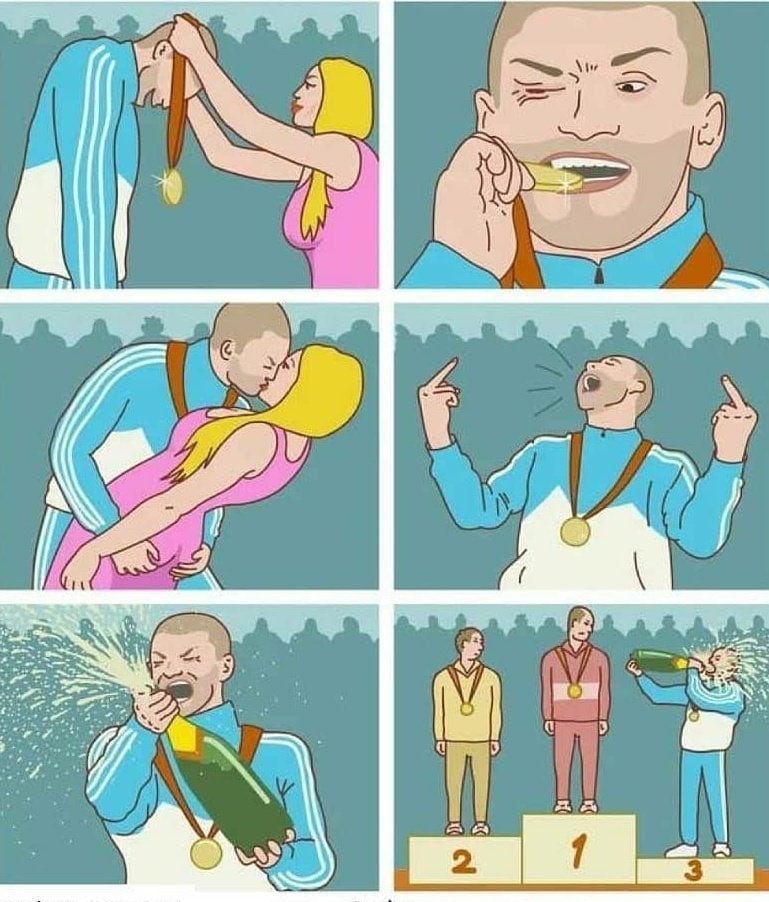 Meme sobre el campeón.