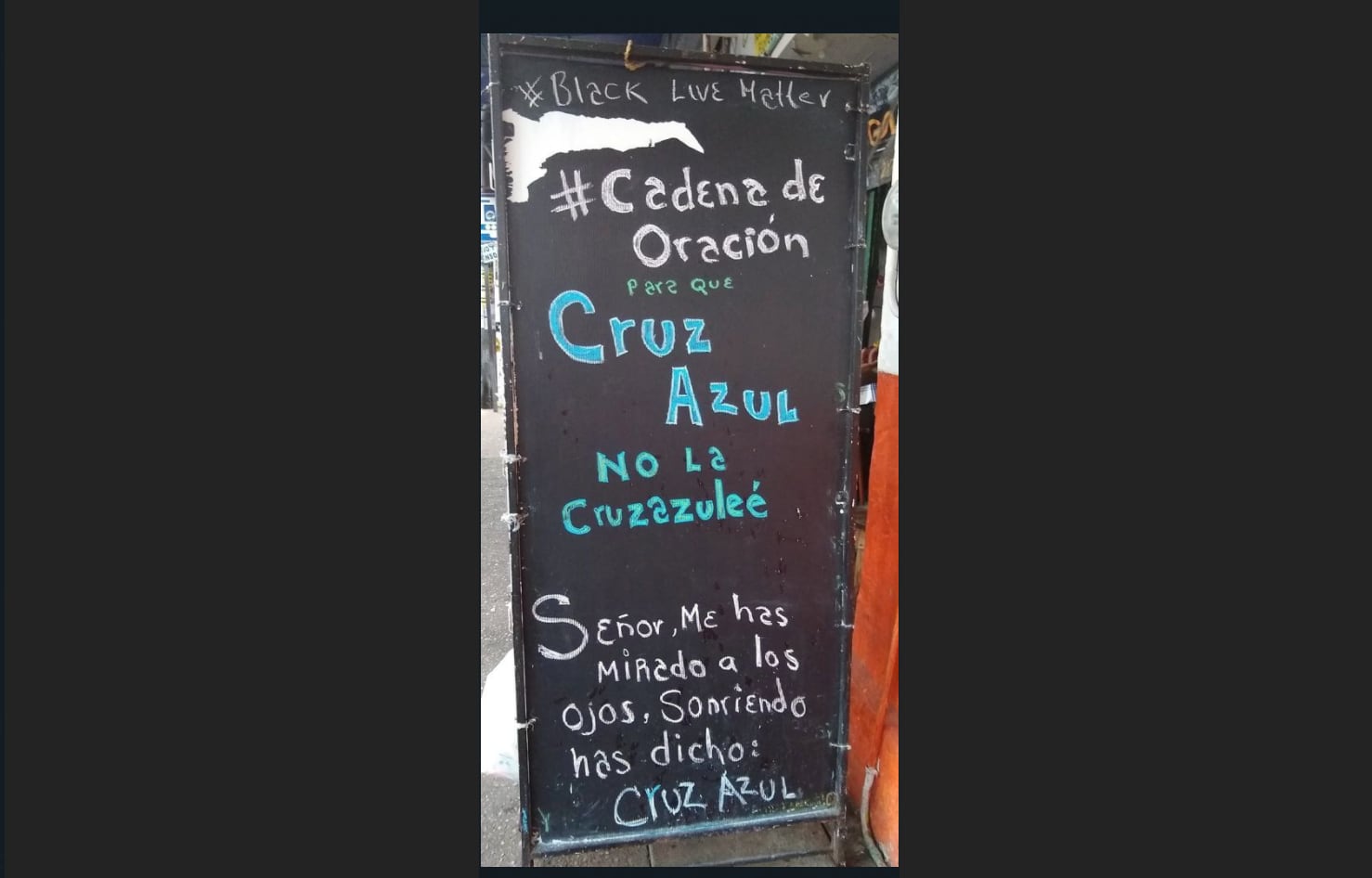 Cadena de oración por el Cruz Azul
