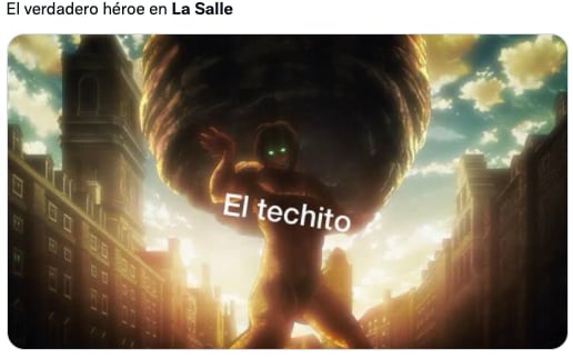 Memes de la caída del auto en La Salle