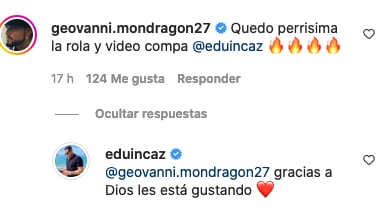 Eduin Caz y Geovanni Mondragón sobre el éxito de 'El reemplazo'.