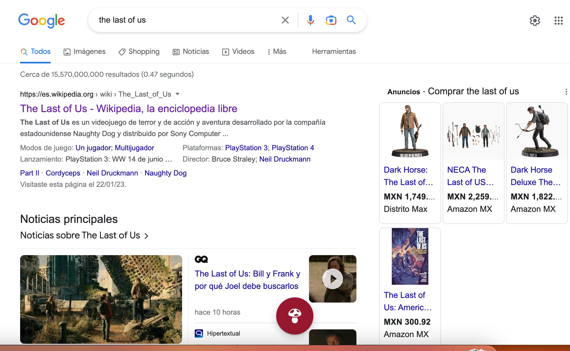 Google lanza animación de The Last of Us con el hongo Cordyceps