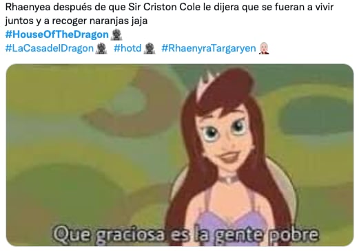 Memes de House of the Dragon y Sir Criston Cole