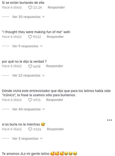 Usuarios reaccionan a Jennifer Lopez enterándose de su meme "mi gente latino".