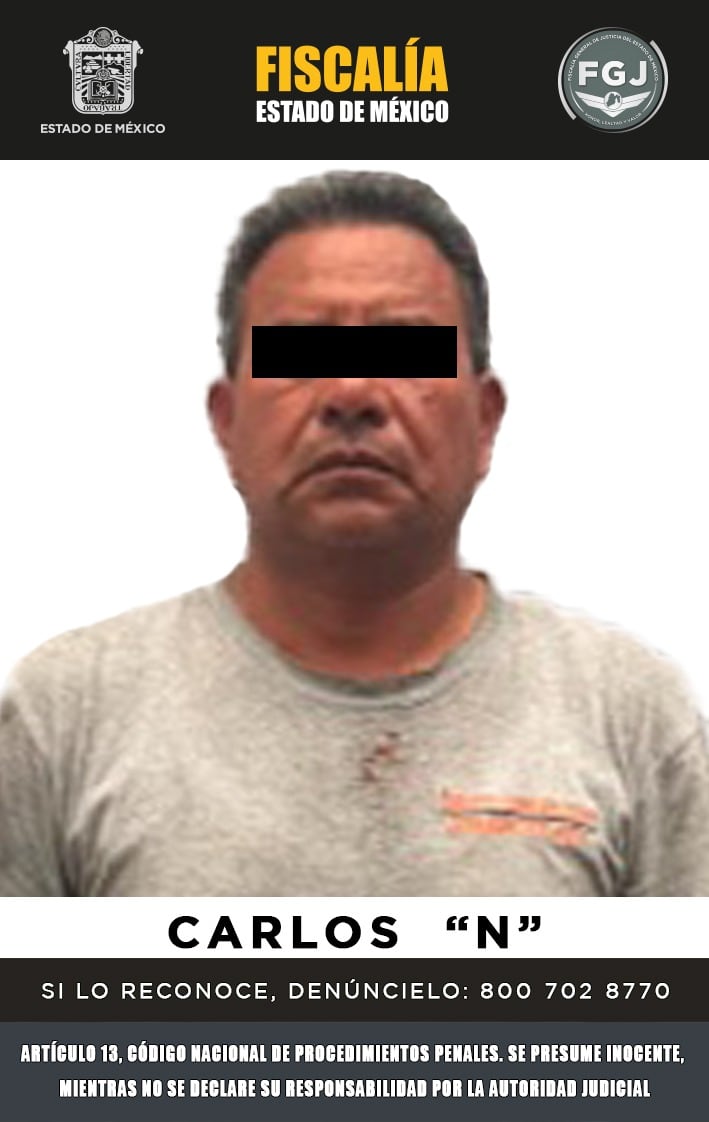 Carlos “N”, operador de revolvedora detenido por accidente en Boulevard Interlomas