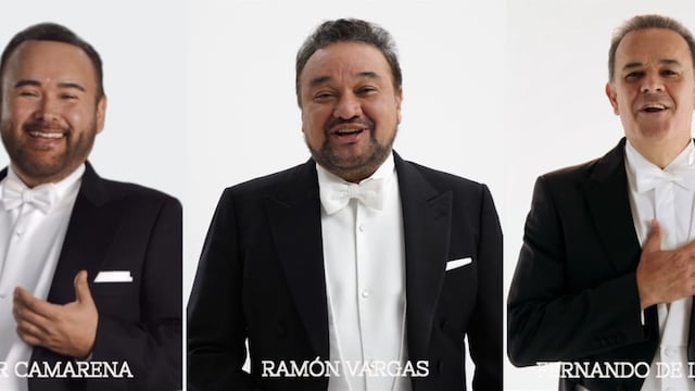 Javier Camarena, Ramón Vargas y Fernando de la Mora
