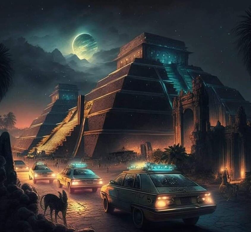 Inteligencia artificial muestra a un México sin conquista